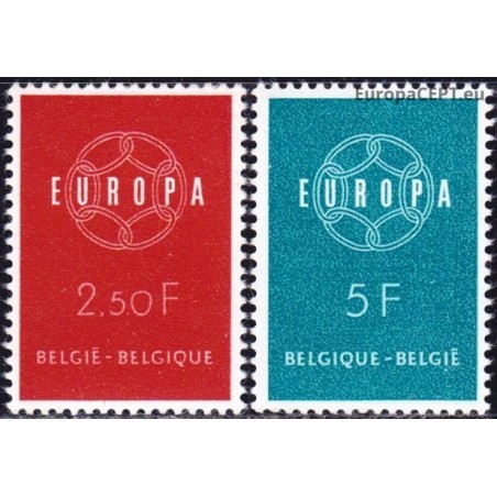 Belgium 1959. Europa (stylised keychain) (symbolic keychain)