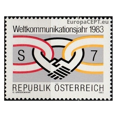 Austria 1983. World communication year