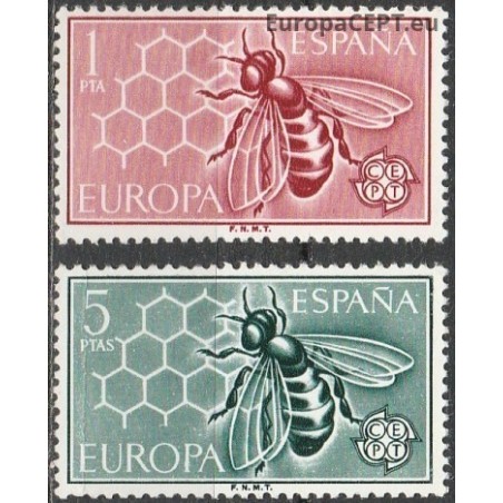 Spain 1962. CEPT: Stylised Tree with 19 Leaves