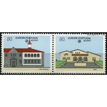 Azorai 1990. Pašto pastatai