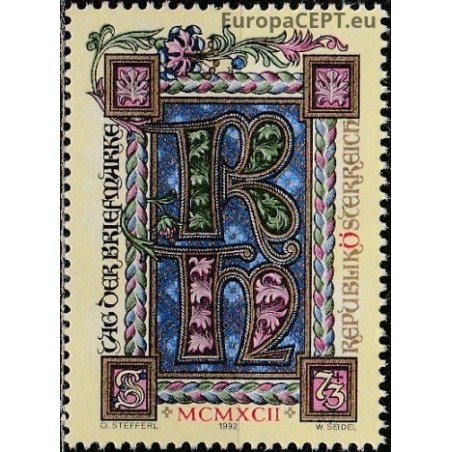 Austrija 1992. Pašto ženklo diena