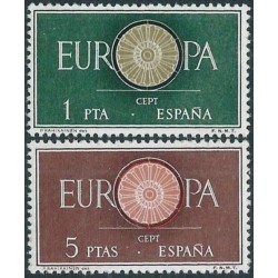 Ispanija 1960. Stilizuotas pašto vežimo ratas su 19 stipinų