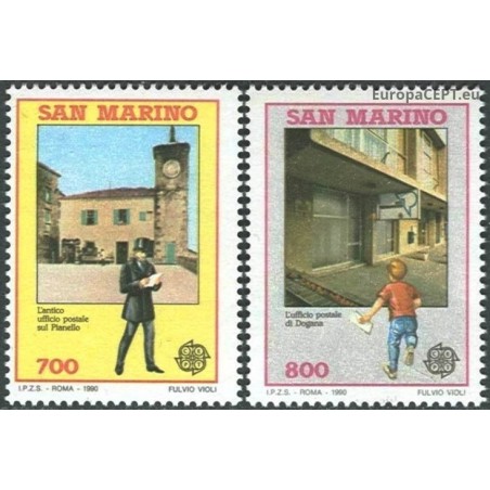 San Marinas 1990. Pašto pastatai