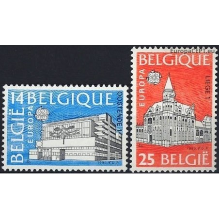 Belgija 1990. Pašto pastatai