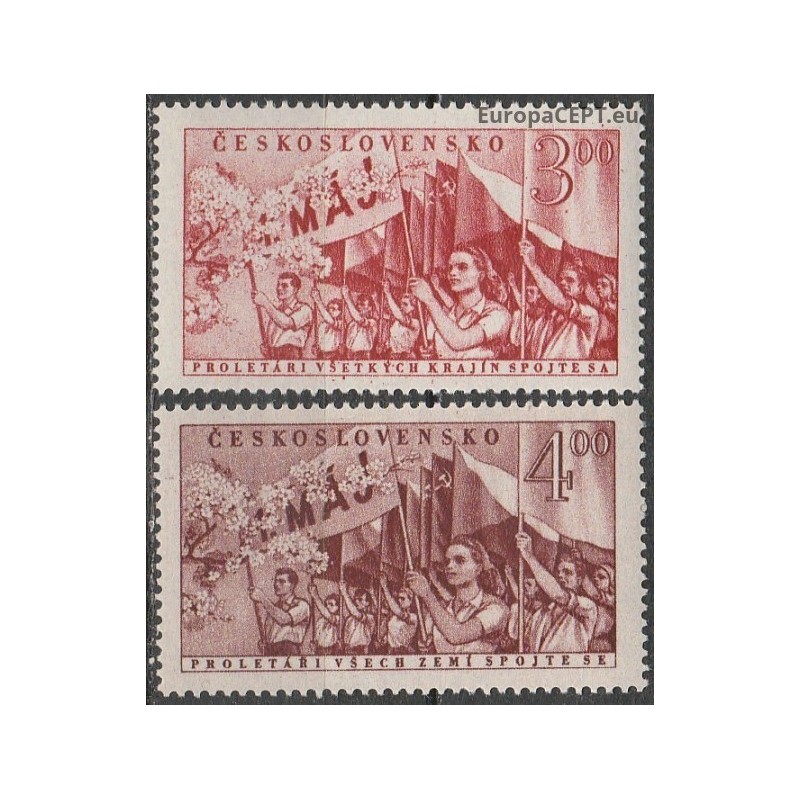 Čekoslovakija 1952. Proletariato šventė
