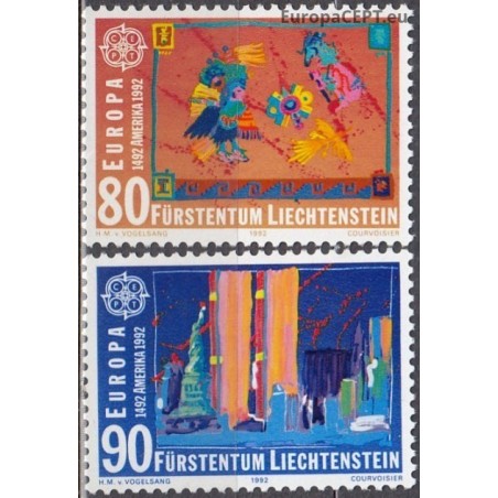 Liechtenstein 1992. Voyages of Discovery in America