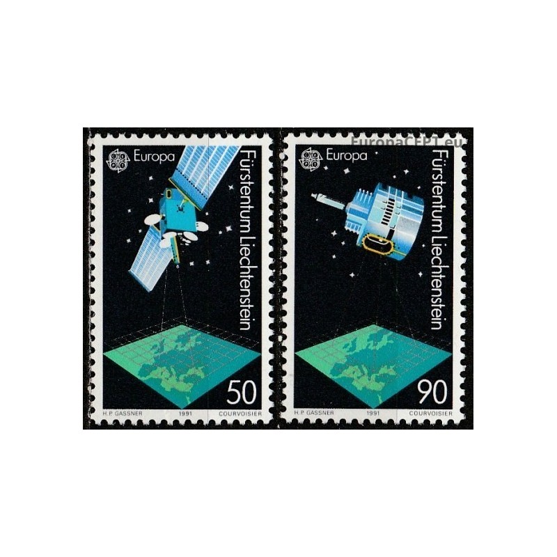 Lichtenšteinas 1991. Europos kosmoso tyrinėjimai