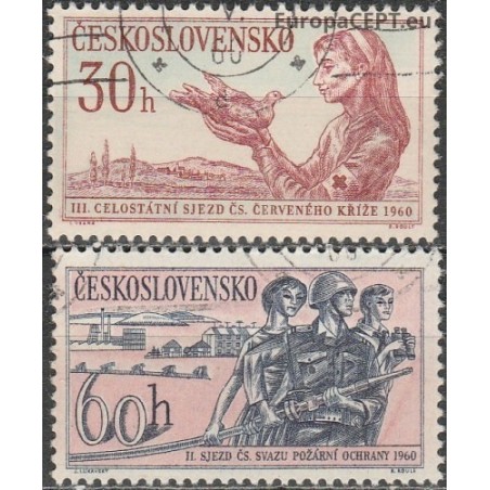 Čekoslovakija 1960. Raudonasis Kryžius