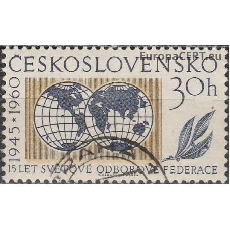 Čekoslovakija 1960. Pasaulio profsąjungų organizacija