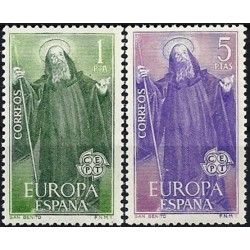 Ispanija 1965. Šv. Benediktas (Europos globėjas)