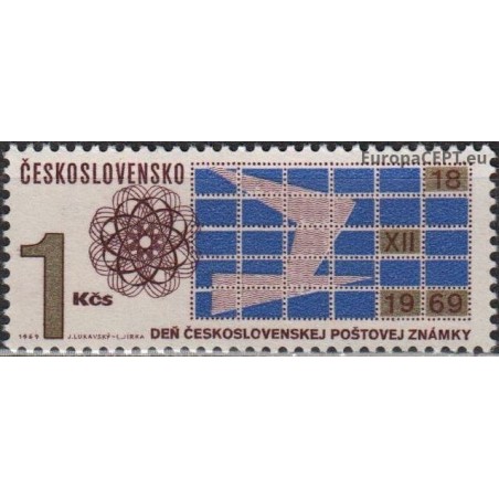 Čekoslovakija 1969. Pašto ženklo diena
