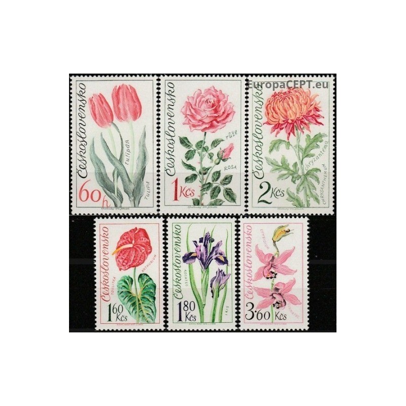 Čekoslovakija 1973. Gėlės