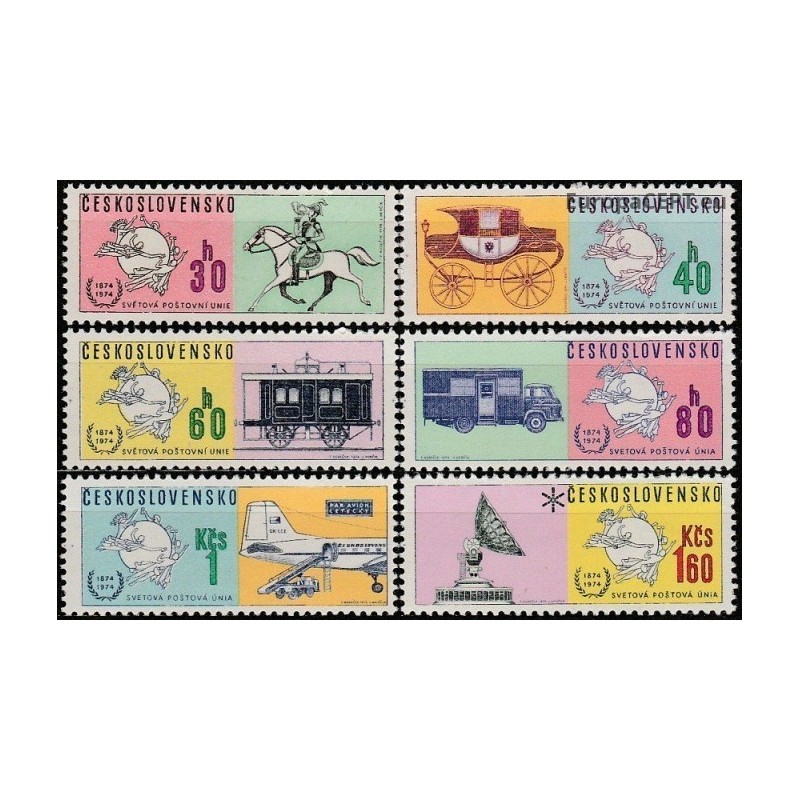 Czechoslovakia 1974. Centenary Universal Postal Union