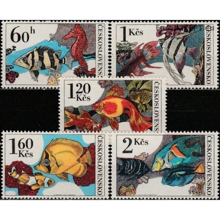 Czechoslovakia 1975. Aquarium fishes
