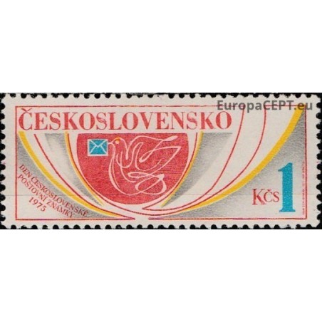 Čekoslovakija 1975. Pašto ženklo diena