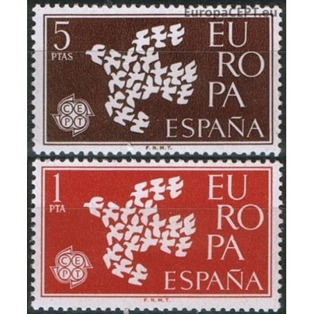 Spain 1961. CEPT: Stylised Dove formed from 19 Doves