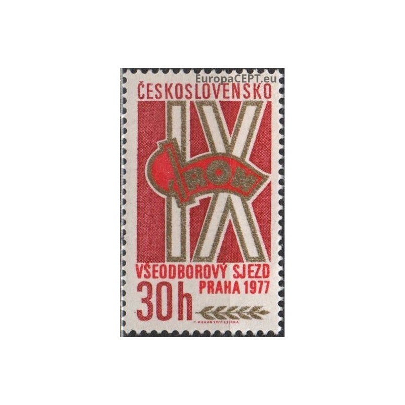 Čekoslovakija 1977. Profsąjungos