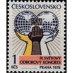 Czechoslovakia 1978. Congress of Trade Unions