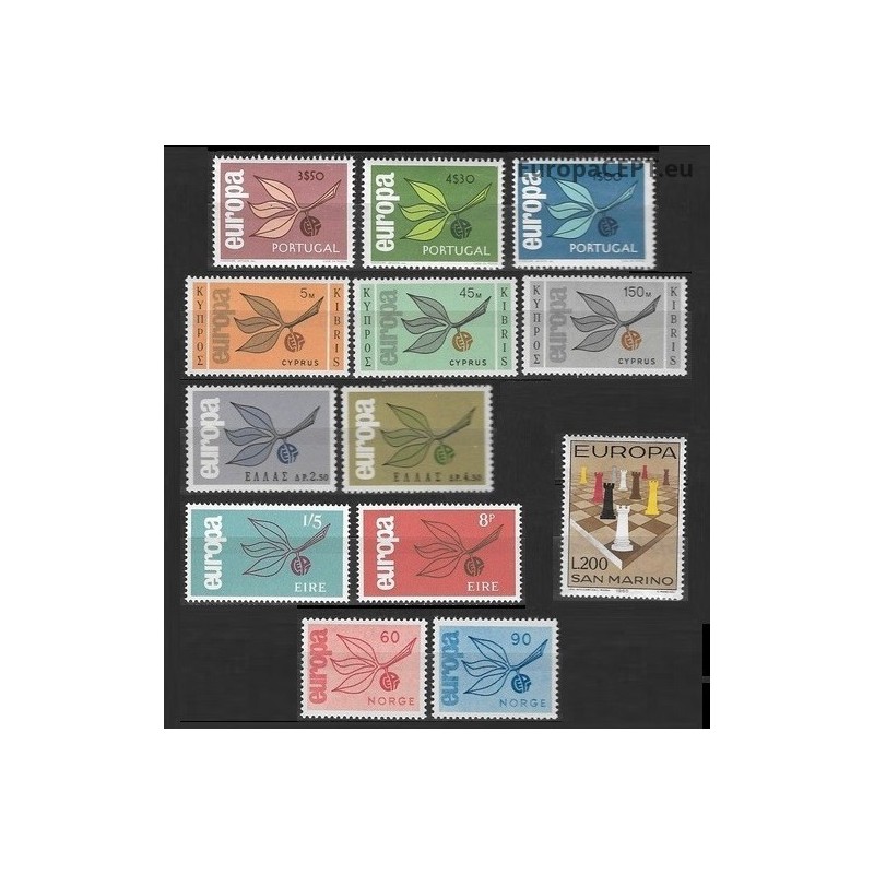 Set of stamps 1965. Europa