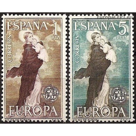 Ispanija 1963. Švč. Mergelė Marija - Europos globėja