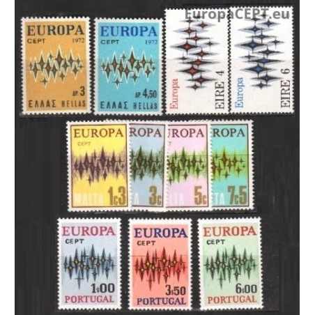 Set of stamps 1972. Europa