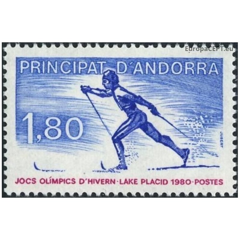 Andorra (french) 1980. Winter Olympics Lake Placid