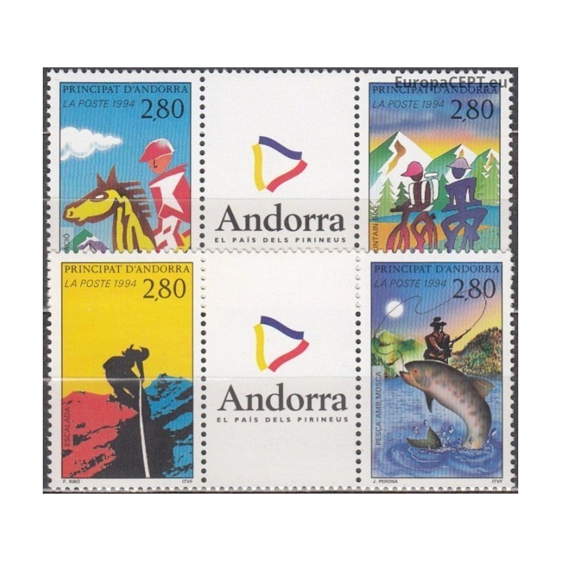 Andorra (french) 1994. Recreation activities