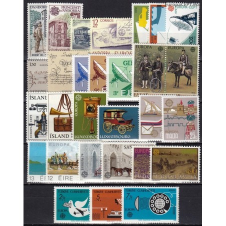 Set of stamps 1979. Post history on stamps