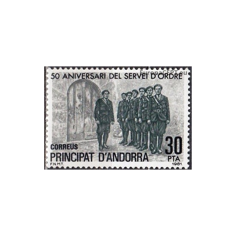 Andorra (spanish) 1981. Gendarmerie