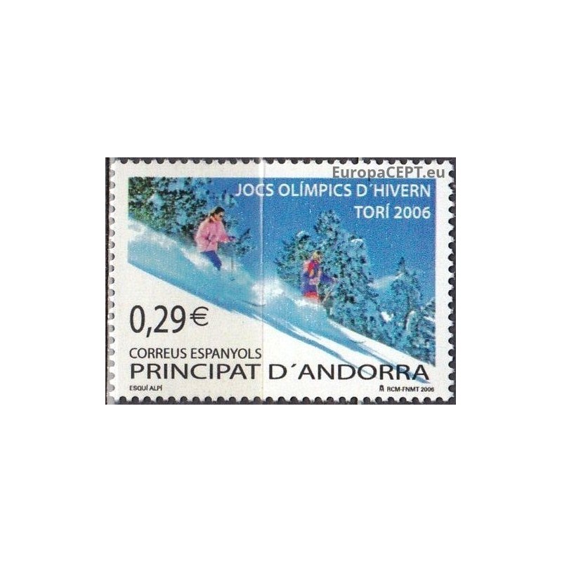 Andorra (spanish) 2006. Winter Olympic Games Torino