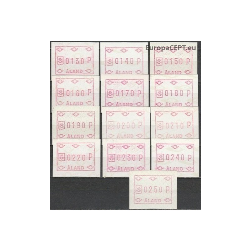 Aland 1984. ATM (Frama) stamps