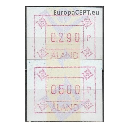 Aland 1993. ATM (Frama) stamps