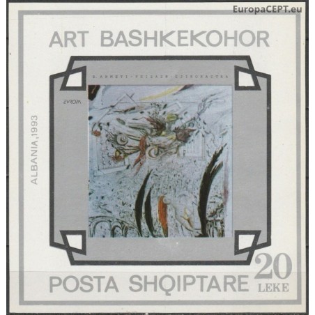 Albania 1993. Contemporary art: paintings