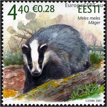 Estonia 2007. Estonian fauna (badger)