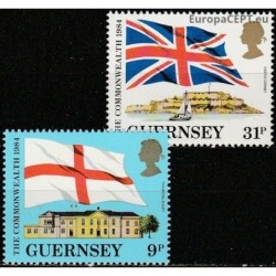 Guernsey 1984. National flags