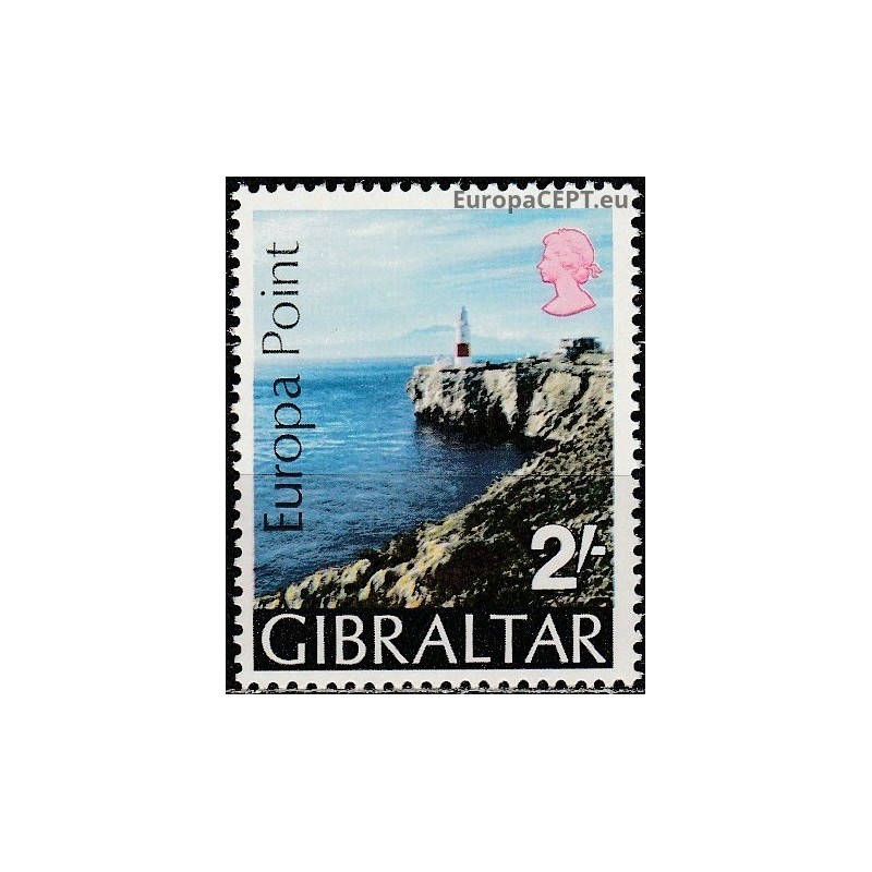 Gibraltar 1970. Europa Point Lighthouse