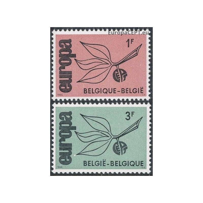 Belgium 1965. CEPT: 3 Leaves for Post, Telegraph and Telephone