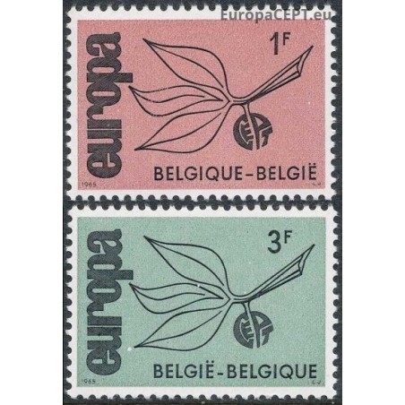 Belgija 1965. CEPT: paštas, telegrafas ir telefonas kaip 3 lapeliai
