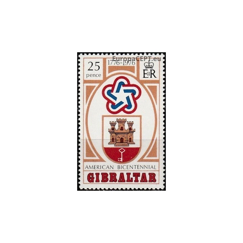 Gibraltaras 1976. Amerikos revoliucijai 200 metų