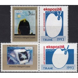 Albania 1993. Contemporary art: paintings
 Coupons-With coupon