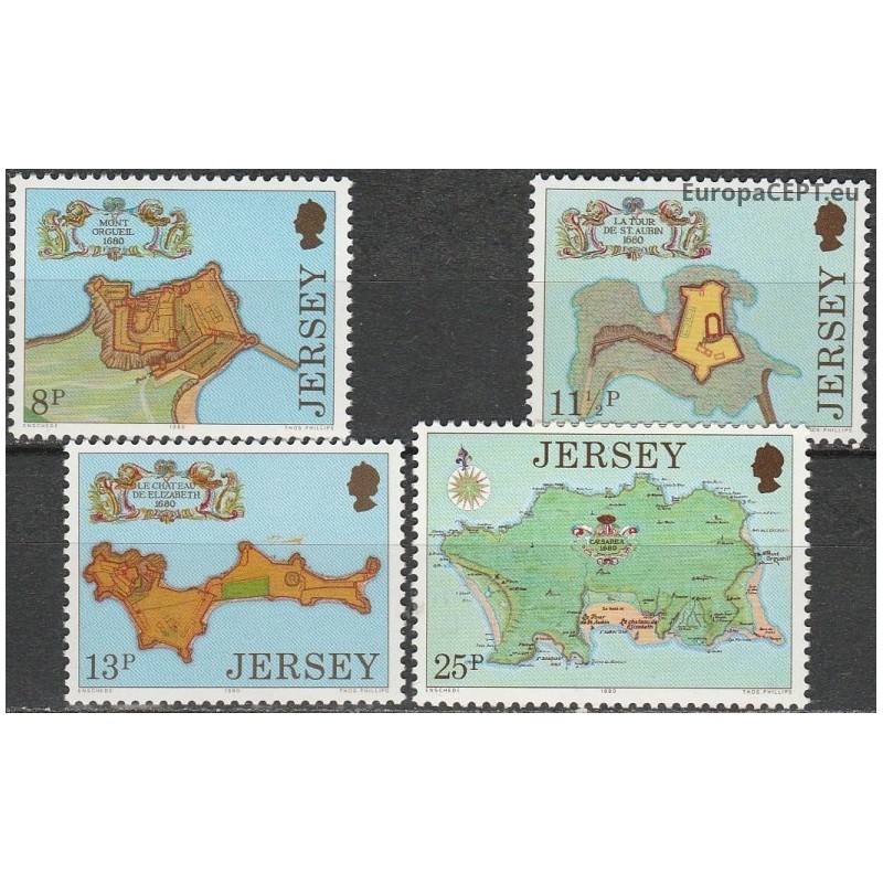 Jersey 1980. Castles