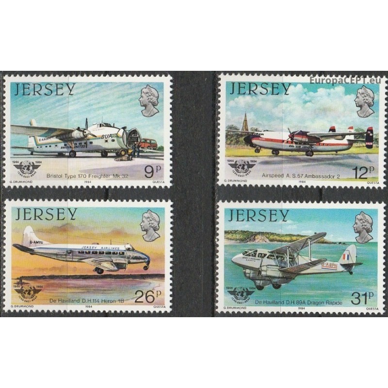Jersey 1984. History of aviation