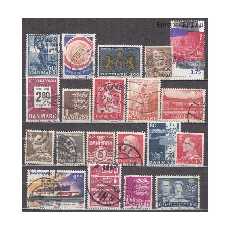 Denmark, Used stamps