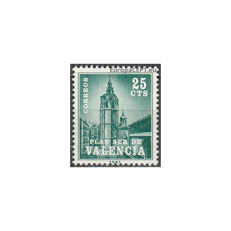 Ispanija 1966. Labdaros ženklai Valencijai