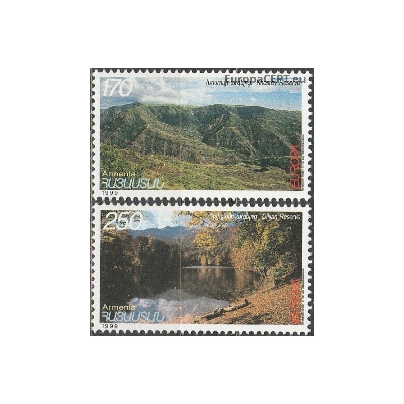 Armėnija 1999. Gamtos rezervatai ir draustiniai