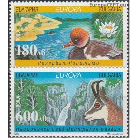Bulgarija 1999. Gamtos rezervatai ir draustiniai