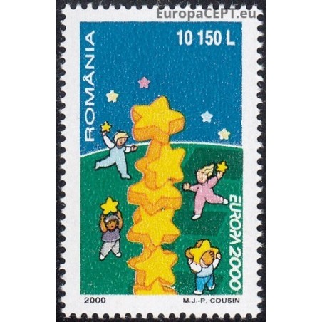 Romania 2000. Tower of 6 stars (common design)
