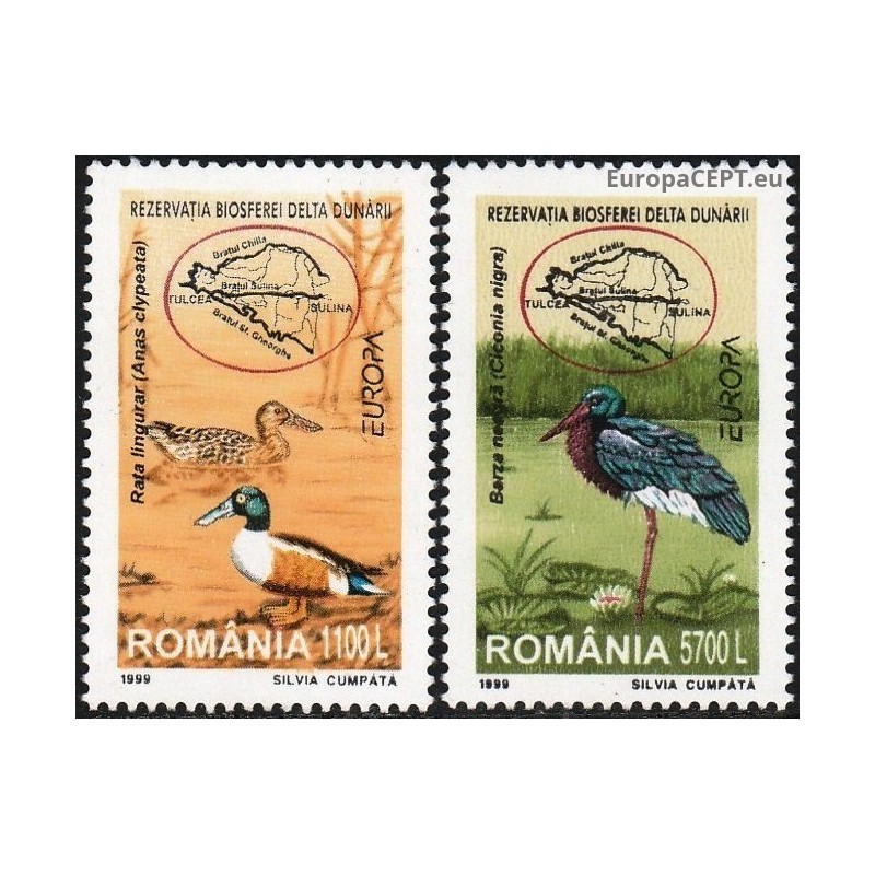 Romania 1999. Nature reserves and parks