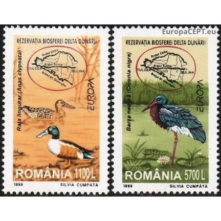 Romania 1999. Nature reserves and parks