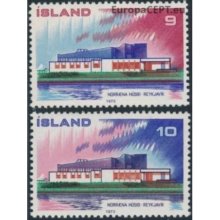 Iceland 1973. Architecture (house of NORDEN)